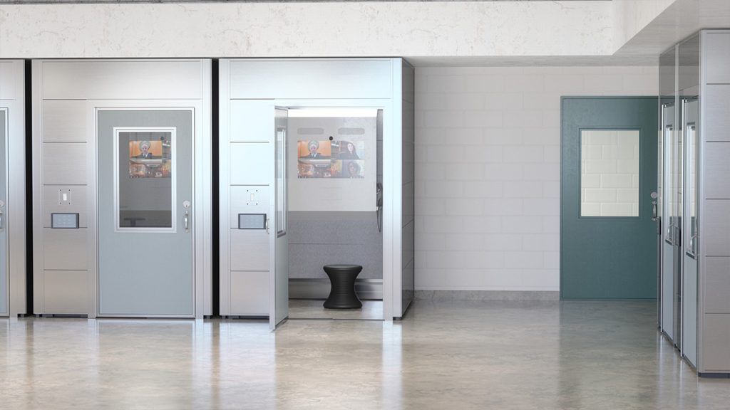 SnapCab Secure Canadian-made justice pods are designed with flexibility and modularity in mind, meaning they easily integrate into unique interior spaces.